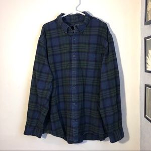 Men’s Lands End flannel shirt XXL